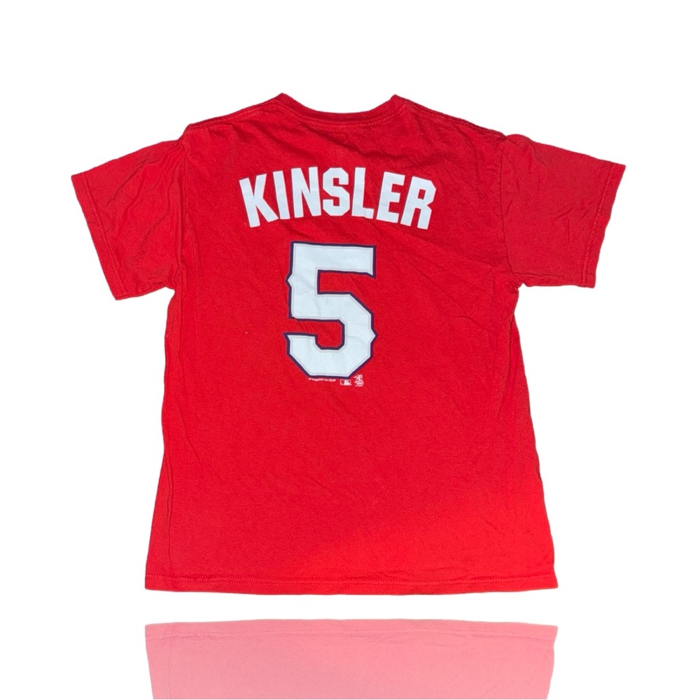 Texas Rangers: Ian Kinsler Vintage 2012 #5 Jersey Style T-Shirt: Adult Medium